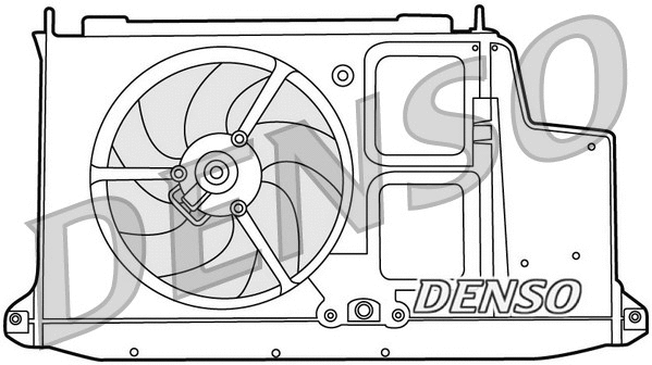 DER21012 DENSO Вентилятор, охлаждение двигателя (фото 1)