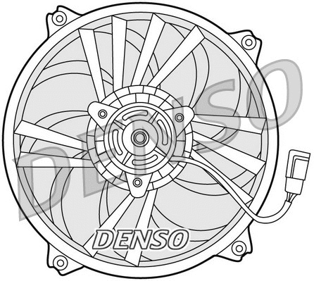 DER21015 DENSO Вентилятор, охлаждение двигателя (фото 1)