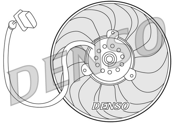 DER32004 DENSO Вентилятор, охлаждение двигателя (фото 1)