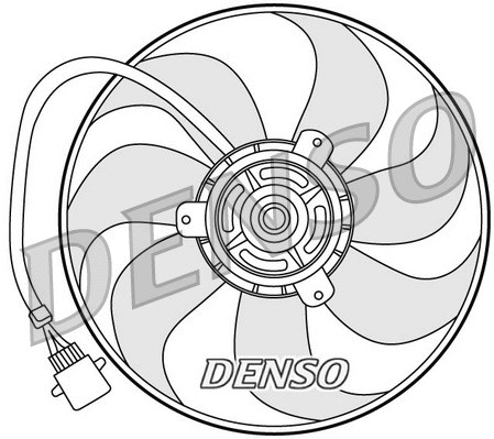DER32006 DENSO Вентилятор, охлаждение двигателя (фото 1)