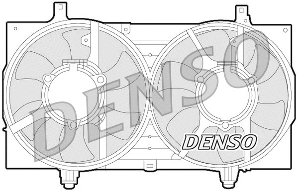 DER46001 DENSO Вентилятор, охлаждение двигателя (фото 1)