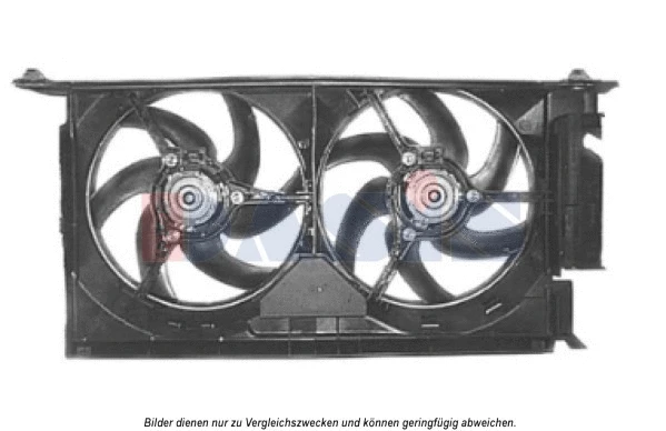 068045N AKS DASIS Вентилятор, охлаждение двигателя (фото 1)