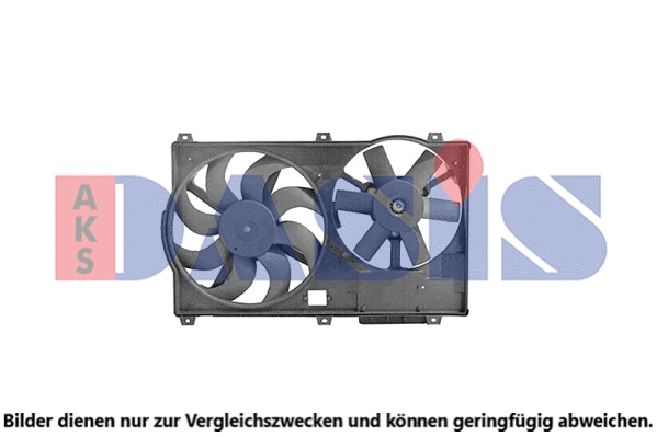 068093N AKS DASIS Вентилятор, охлаждение двигателя (фото 1)