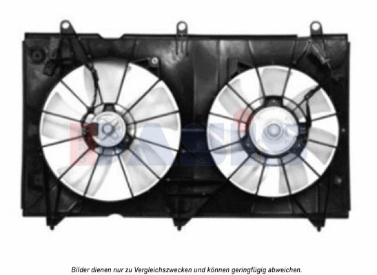 108005N AKS DASIS Вентилятор, охлаждение двигателя (фото 1)
