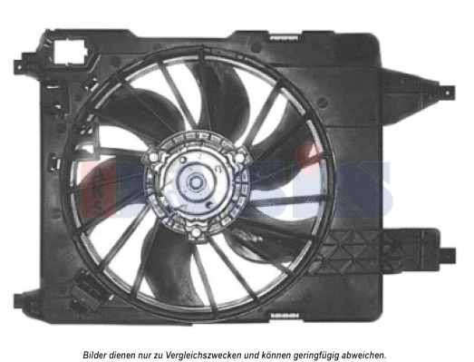 188042N AKS DASIS Вентилятор, охлаждение двигателя (фото 1)