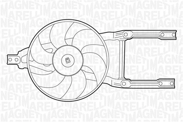 069422204010 MAGNETI MARELLI Вентилятор, охлаждение двигателя (фото 1)