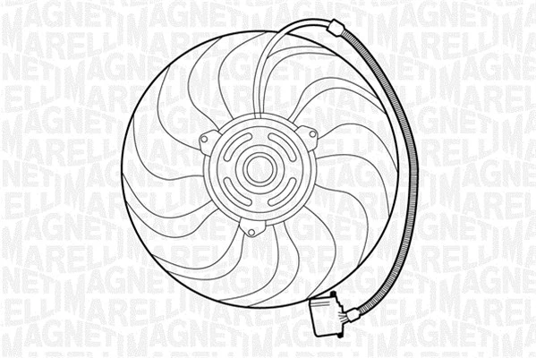 069422270010 MAGNETI MARELLI Вентилятор, охлаждение двигателя (фото 1)