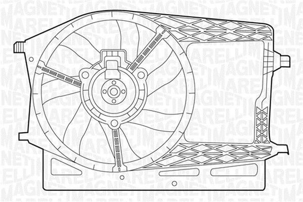 069422278010 MAGNETI MARELLI Вентилятор, охлаждение двигателя (фото 1)