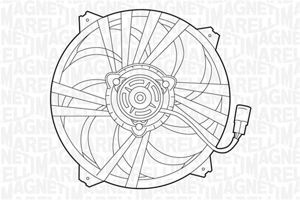 069422281010 MAGNETI MARELLI Вентилятор, охлаждение двигателя (фото 1)