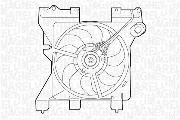 069422287010 MAGNETI MARELLI Вентилятор, охлаждение двигателя (фото 1)