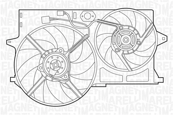 069422299010 MAGNETI MARELLI Вентилятор, охлаждение двигателя (фото 1)