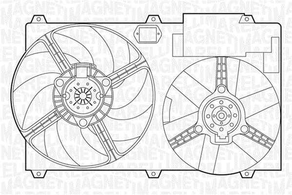 069422302010 MAGNETI MARELLI Вентилятор, охлаждение двигателя (фото 1)