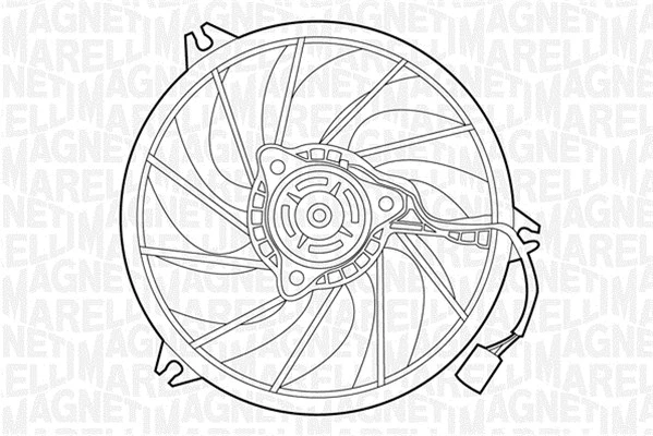 069422303010 MAGNETI MARELLI Вентилятор, охлаждение двигателя (фото 1)