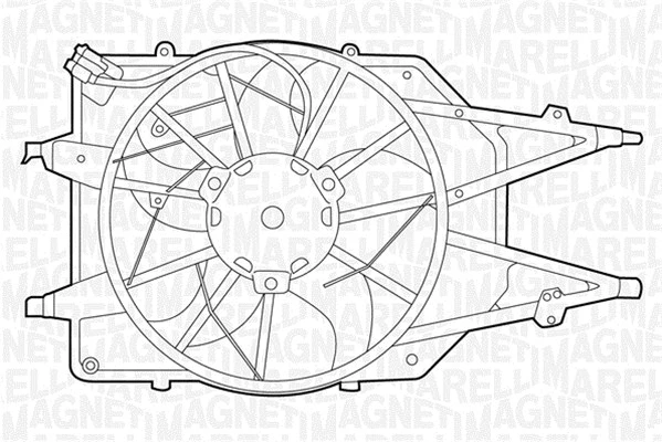 069422311010 MAGNETI MARELLI Вентилятор, охлаждение двигателя (фото 1)