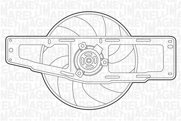 069422346010 MAGNETI MARELLI Вентилятор, охлаждение двигателя (фото 1)