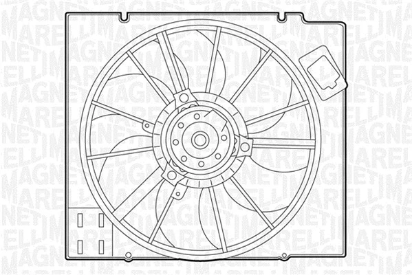 069422351010 MAGNETI MARELLI Вентилятор, охлаждение двигателя (фото 1)