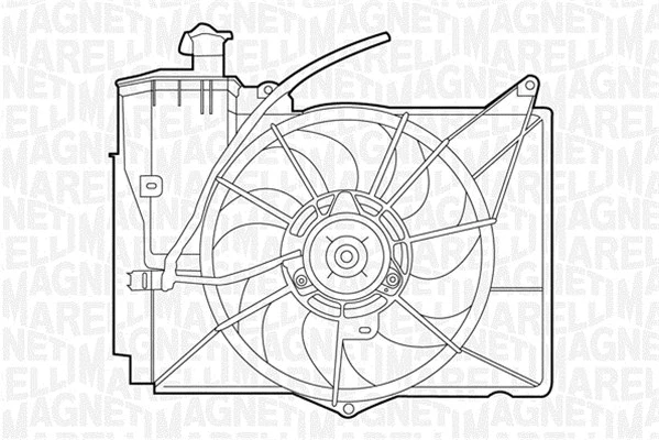 069422358010 MAGNETI MARELLI Вентилятор, охлаждение двигателя (фото 1)