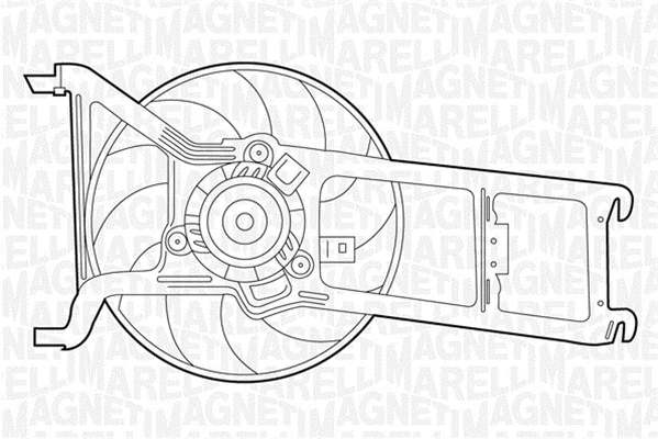 069422375010 MAGNETI MARELLI Вентилятор, охлаждение двигателя (фото 1)