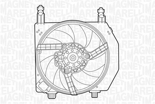 069422399010 MAGNETI MARELLI Вентилятор, охлаждение двигателя (фото 1)