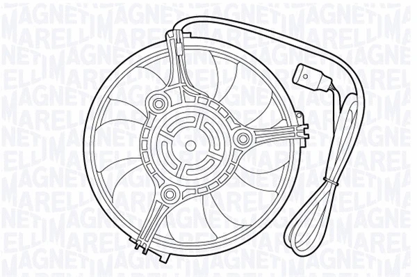 069422529010 MAGNETI MARELLI Вентилятор, охлаждение двигателя (фото 1)