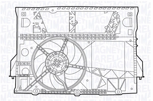 069422547010 MAGNETI MARELLI Вентилятор, охлаждение двигателя (фото 1)