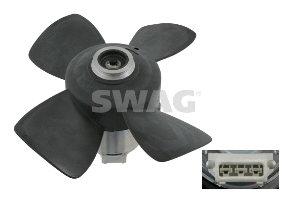 30 90 6995 SWAG Вентилятор, охлаждение двигателя (фото 1)