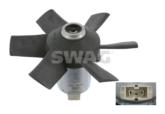 30 90 6997 SWAG Вентилятор, охлаждение двигателя (фото 1)
