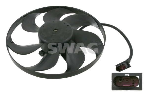 32 92 2518 SWAG Вентилятор, охлаждение двигателя (фото 1)