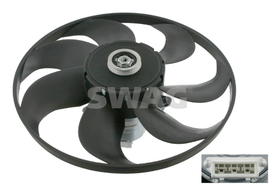 99 91 4848 SWAG Вентилятор, охлаждение двигателя (фото 1)
