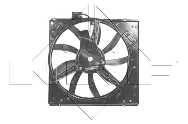 47052 NRF Вентилятор, охлаждение двигателя (фото 1)