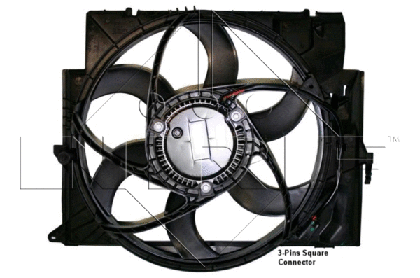 47210 NRF Вентилятор, охлаждение двигателя (фото 1)