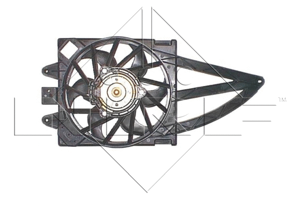 47240 NRF Вентилятор, охлаждение двигателя (фото 1)