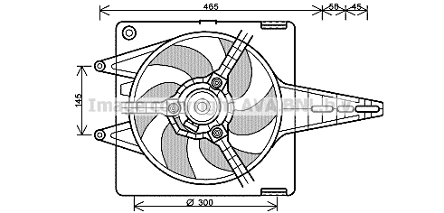 FT7547 AVA Вентилятор, охлаждение двигателя (фото 1)