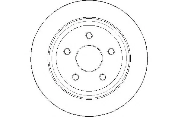 NBD1691 NATIONAL Тормозной диск (фото 1)