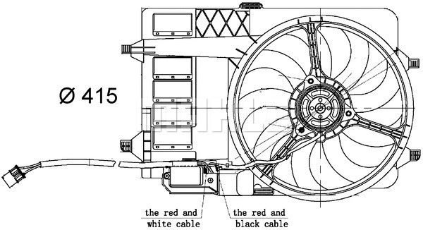 CFF 30 000S KNECHT/MAHLE Вентилятор, охлаждение двигателя (фото 1)