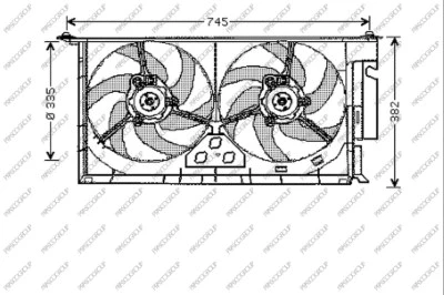 CI915F004 PRASCO Вентилятор, охлаждение двигателя (фото 1)