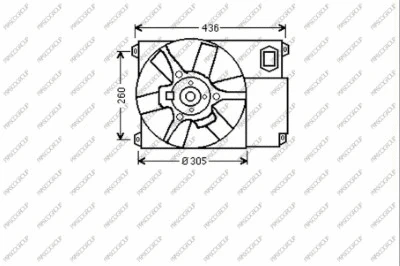 CI950F001 PRASCO Вентилятор, охлаждение двигателя (фото 1)