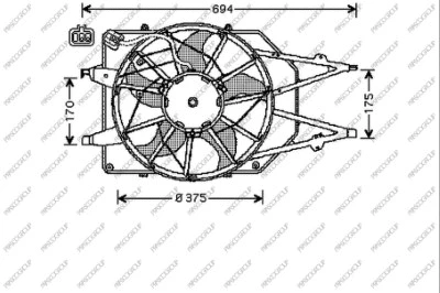 FD420F003 PRASCO Вентилятор, охлаждение двигателя (фото 1)