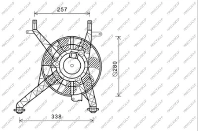 FD602F002 PRASCO Вентилятор, охлаждение двигателя (фото 1)