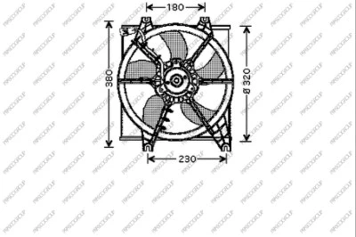 HN016F001 PRASCO Вентилятор, охлаждение двигателя (фото 1)