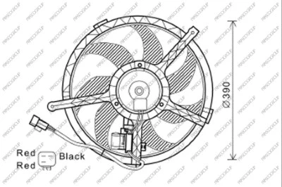 MN308F001 PRASCO Вентилятор, охлаждение двигателя (фото 1)