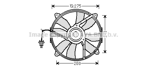 MS7520 PRASCO Вентилятор, охлаждение двигателя (фото 1)