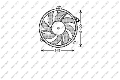 PG009F001 PRASCO Вентилятор, охлаждение двигателя (фото 1)