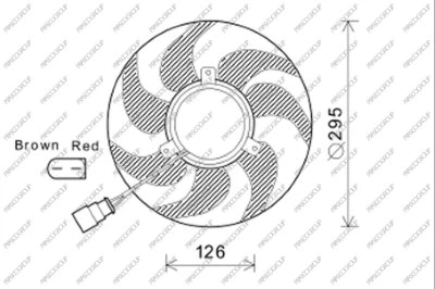 VG055F006 PRASCO Вентилятор, охлаждение двигателя (фото 1)