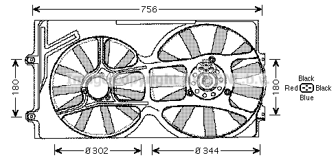 VN7510 PRASCO Вентилятор, охлаждение двигателя (фото 1)