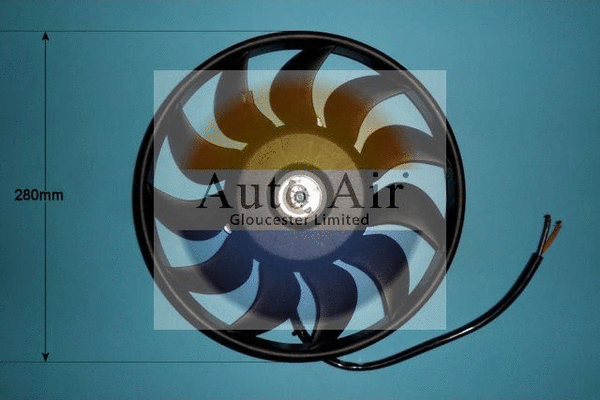 05-1007 AUTO AIR GLOUCESTER Электродвигатель, вентилятор радиатора (фото 1)