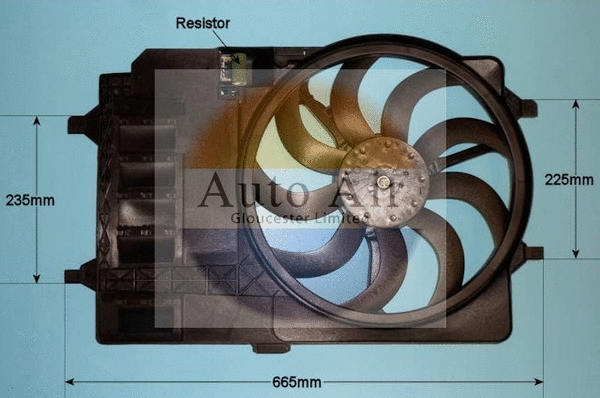 05-1040 AUTO AIR GLOUCESTER Электродвигатель, вентилятор радиатора (фото 1)