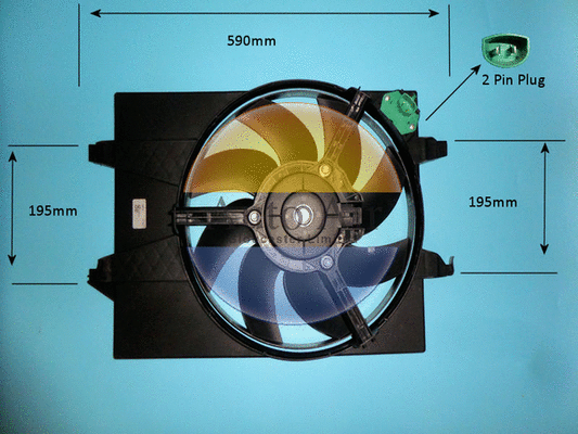 05-1246 AUTO AIR GLOUCESTER Электродвигатель, вентилятор радиатора (фото 1)