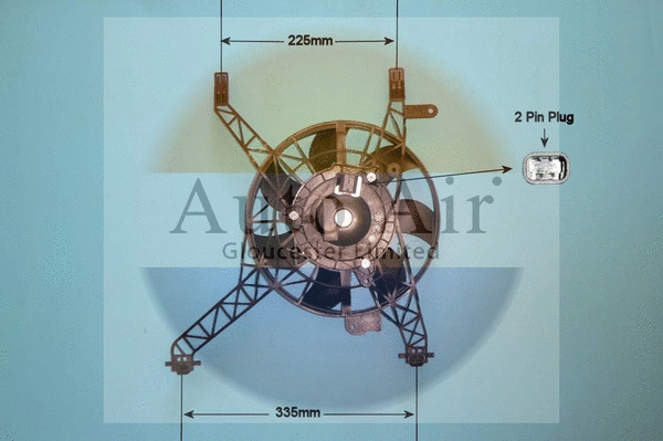05-1263 AUTO AIR GLOUCESTER Электродвигатель, вентилятор радиатора (фото 1)
