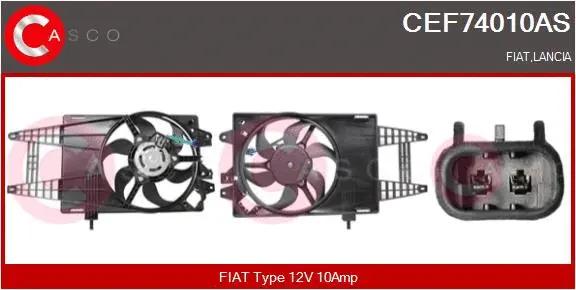 CEF74010AS CASCO Электродвигатель, вентилятор радиатора (фото 1)